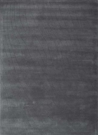 Wool Rug - 233 x 165 cm - dark grey