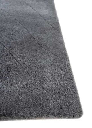 Wool Rug - 233 x 165 cm - dark grey