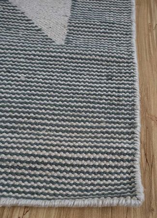 Wool Rug - 270 x 180 cm - grey