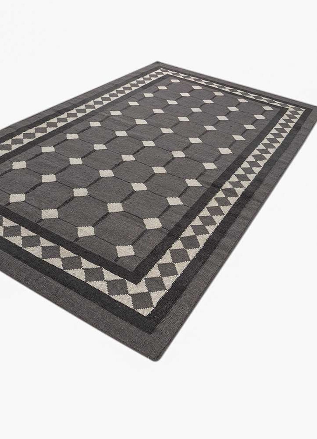 Wool Rug - 240 x 150 cm - grey