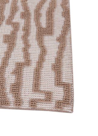 Wool Rug - 180 x 120 cm - brown