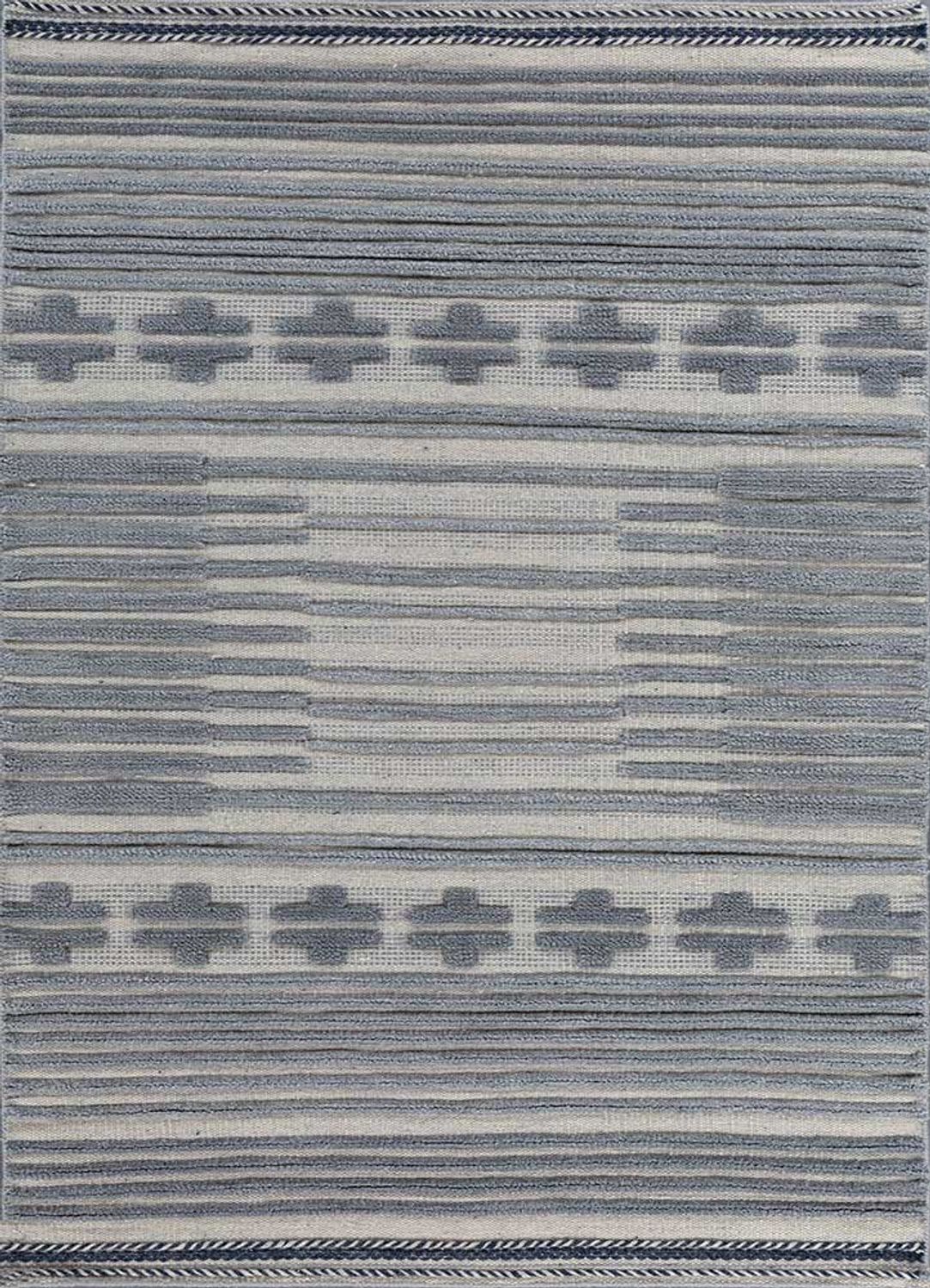 Wool Rug - 180 x 120 cm - grey