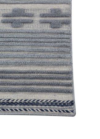 Wool Rug - 180 x 120 cm - grey