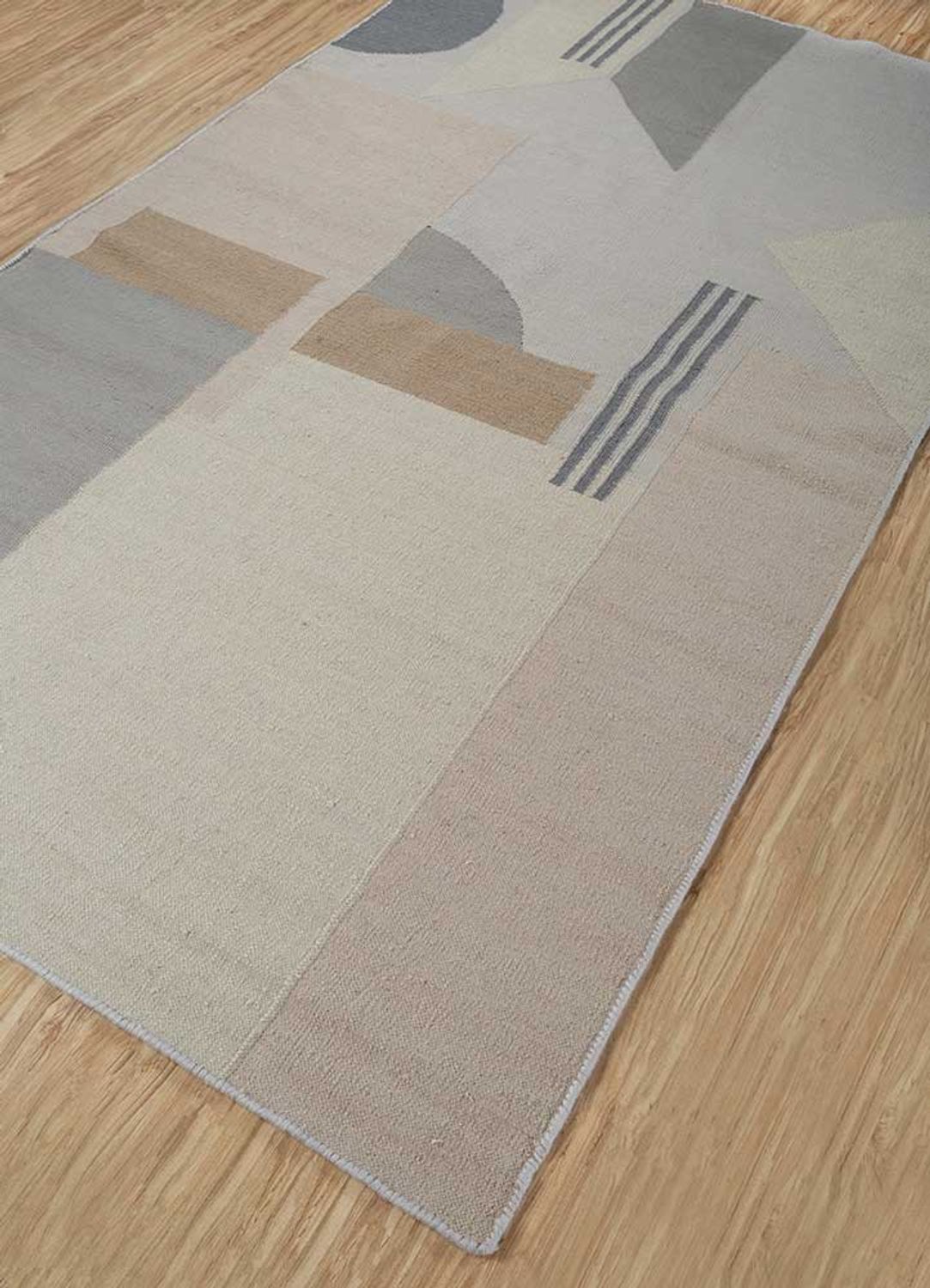 Wool Rug - 240 x 150 cm - light grey