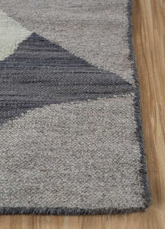 Wool Rug - 240 x 150 cm - grey