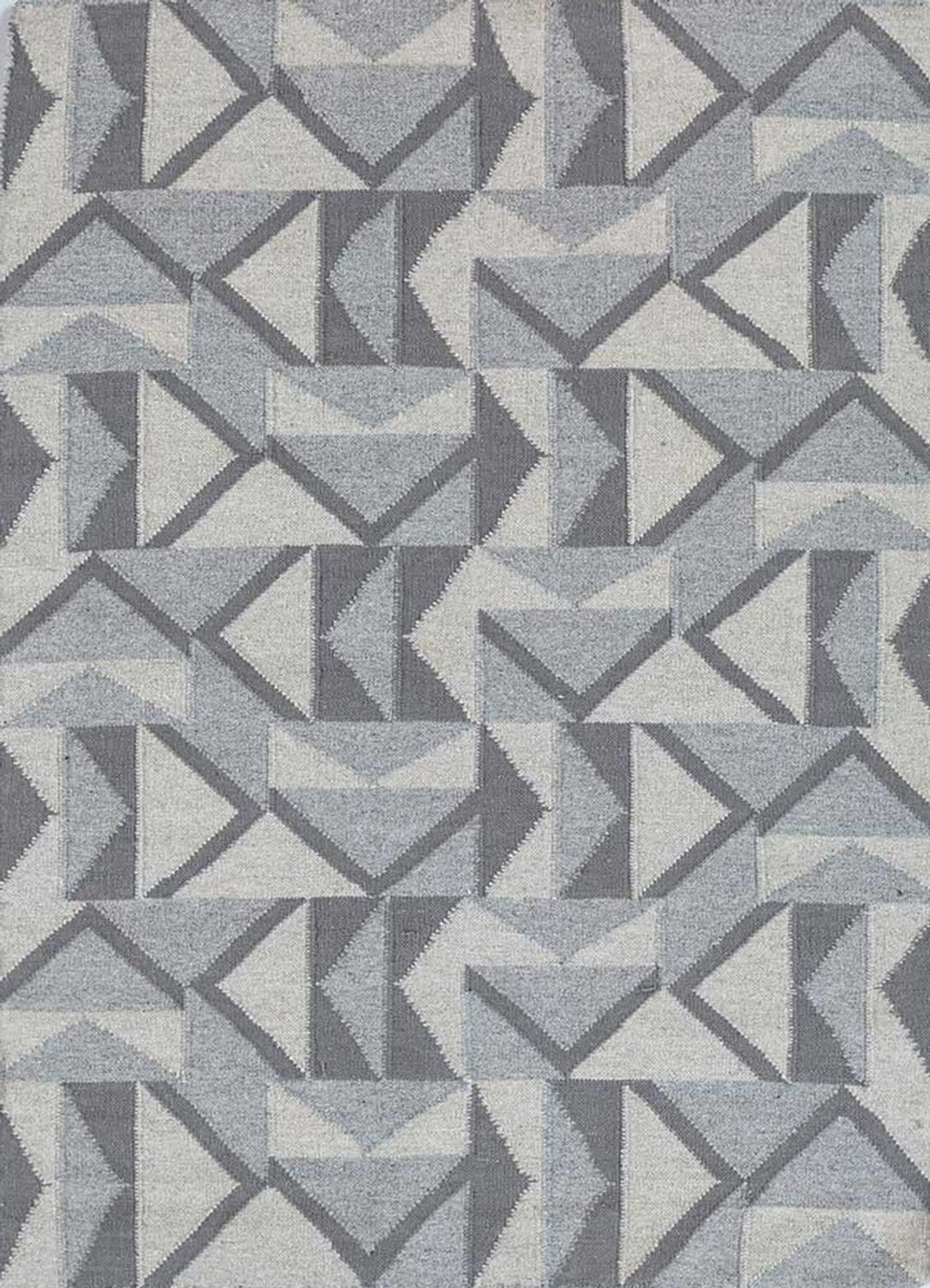 Wool Rug - 180 x 120 cm - light grey