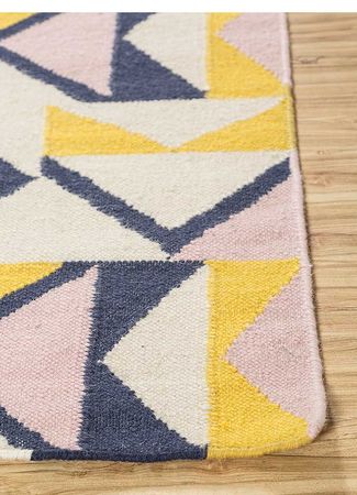 Wool Rug - 225 x 158 cm - rose