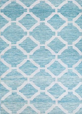 Wool Rug - 240 x 150 cm - light blue