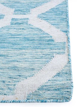 Wool Rug - 240 x 150 cm - light blue