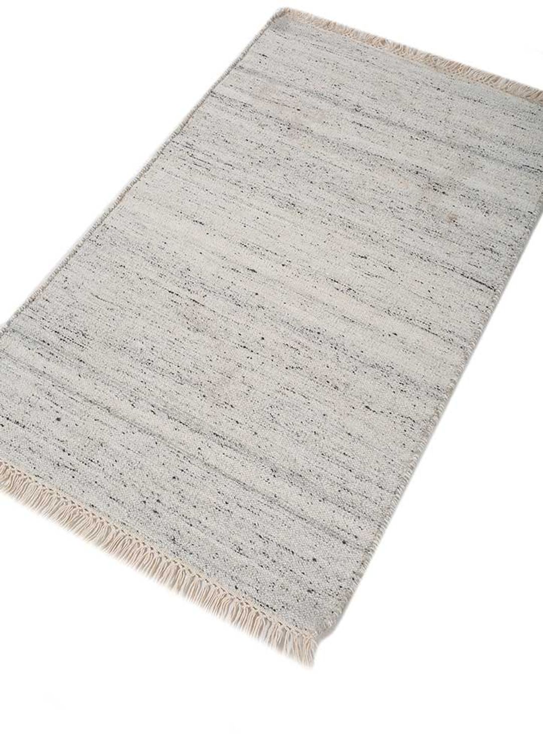 Wool Rug - 120 x 73 cm - cream