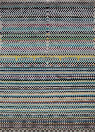 Wool Rug - 150 x 90 cm - multicolored