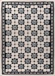 Wool Rug - 240 x 150 cm - black and white