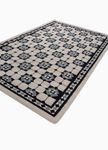 Wool Rug - 240 x 150 cm - black and white