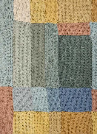 Wool Rug - 180 x 120 cm - multicolored