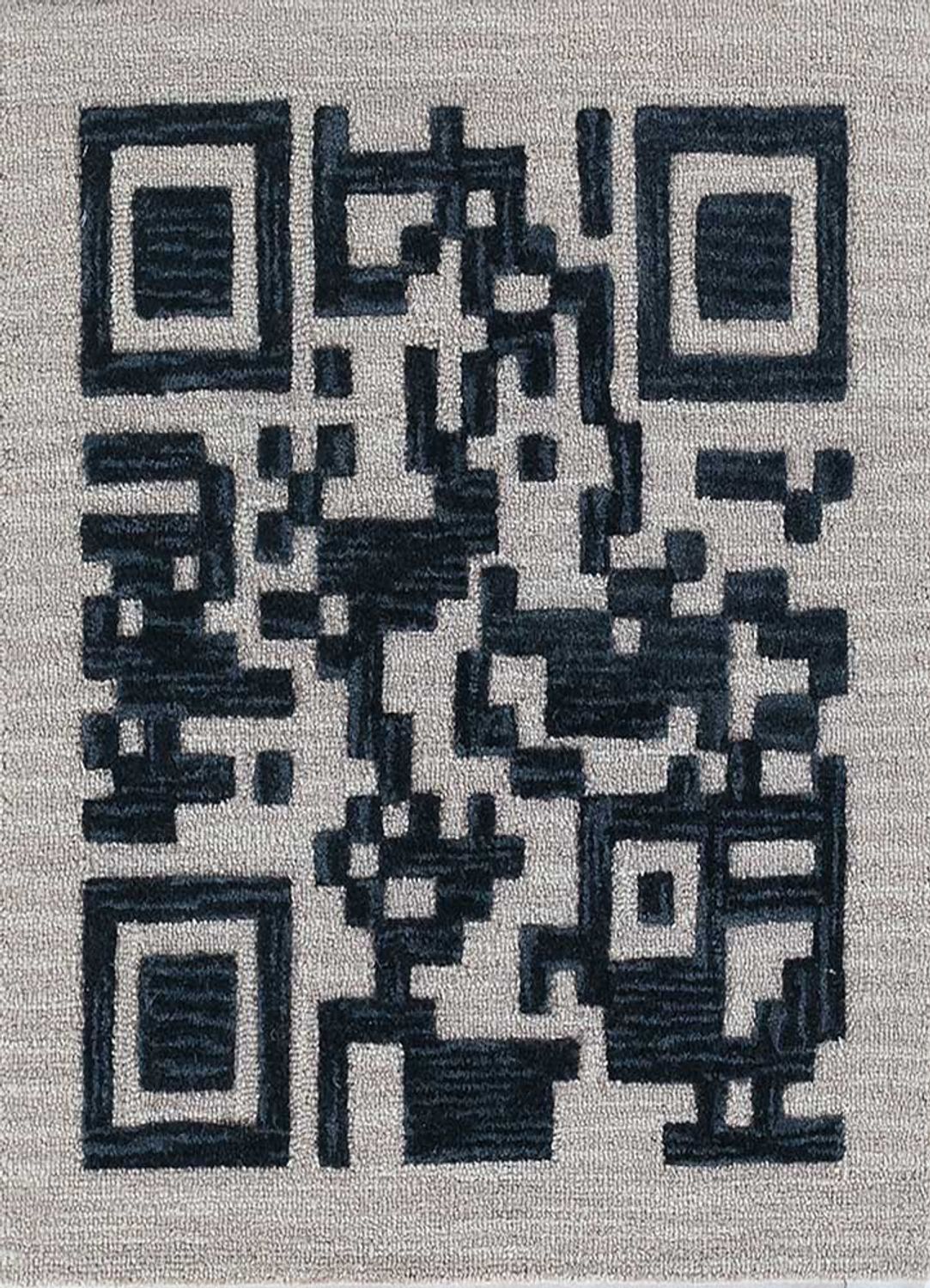 Wool Rug square  - 90 x 90 cm - sand