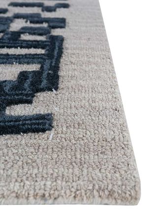 Wool Rug square  - 90 x 90 cm - sand