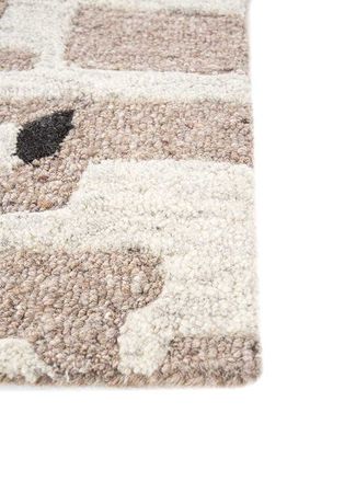 Wool Rug - 270 x 180 cm - beige