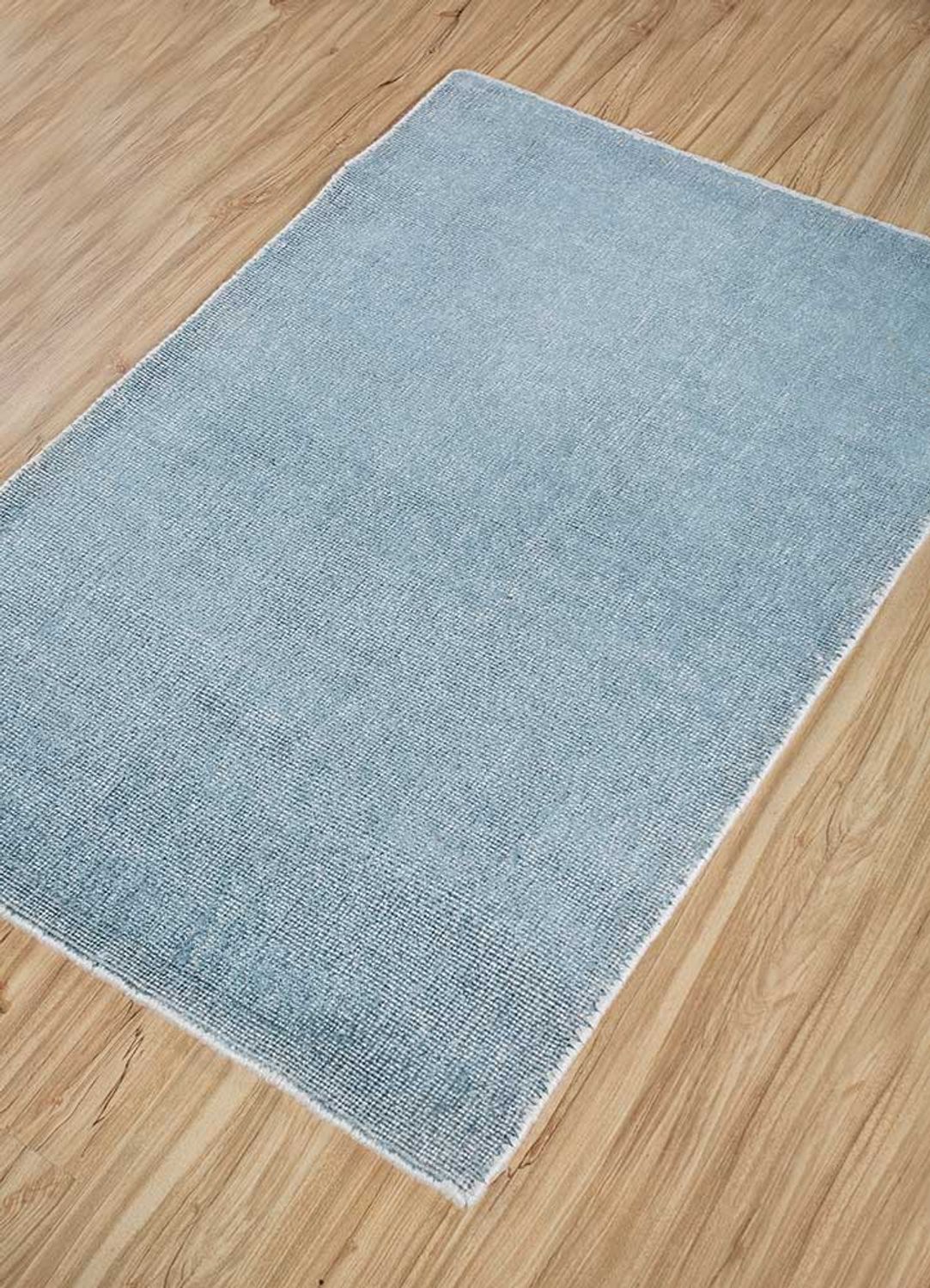 Viscose Rug - 90 x 60 cm - petrol blue