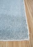 Viscose Rug - 90 x 60 cm - petrol blue