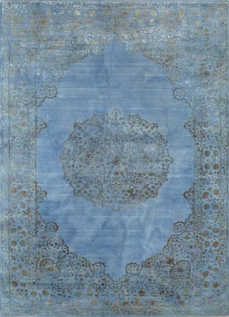 Wool Rug - 300 x 200 cm - sea blue