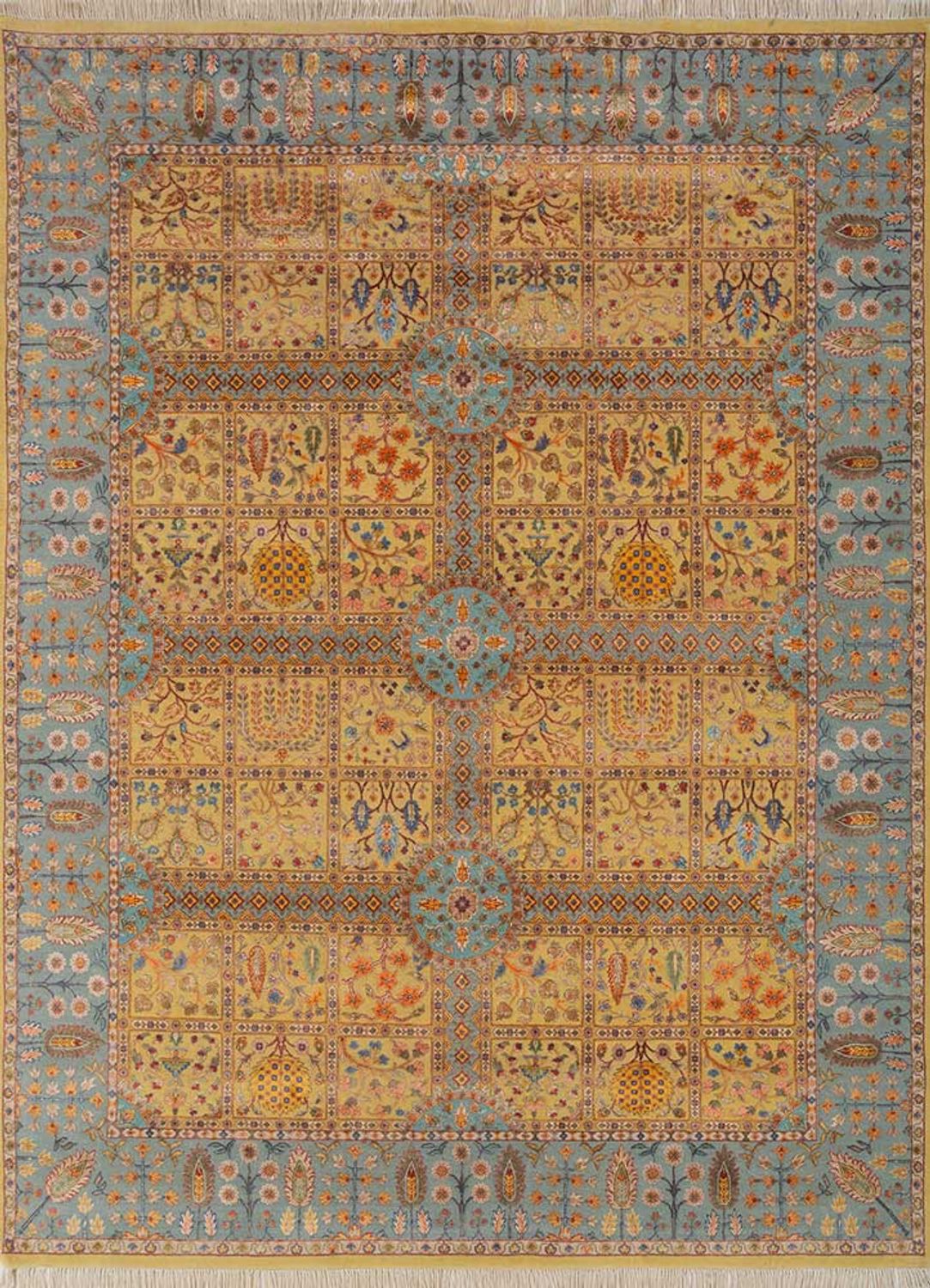 Wool Rug - 300 x 240 cm - gold