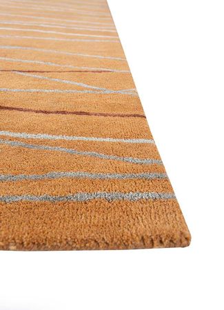 Wool Rug - 165 x 105 cm - orange