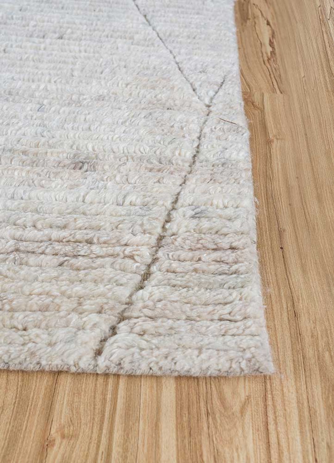 Wool Rug - 240 x 150 cm - cream