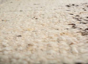 Wool Rug - 270 x 180 cm - cream