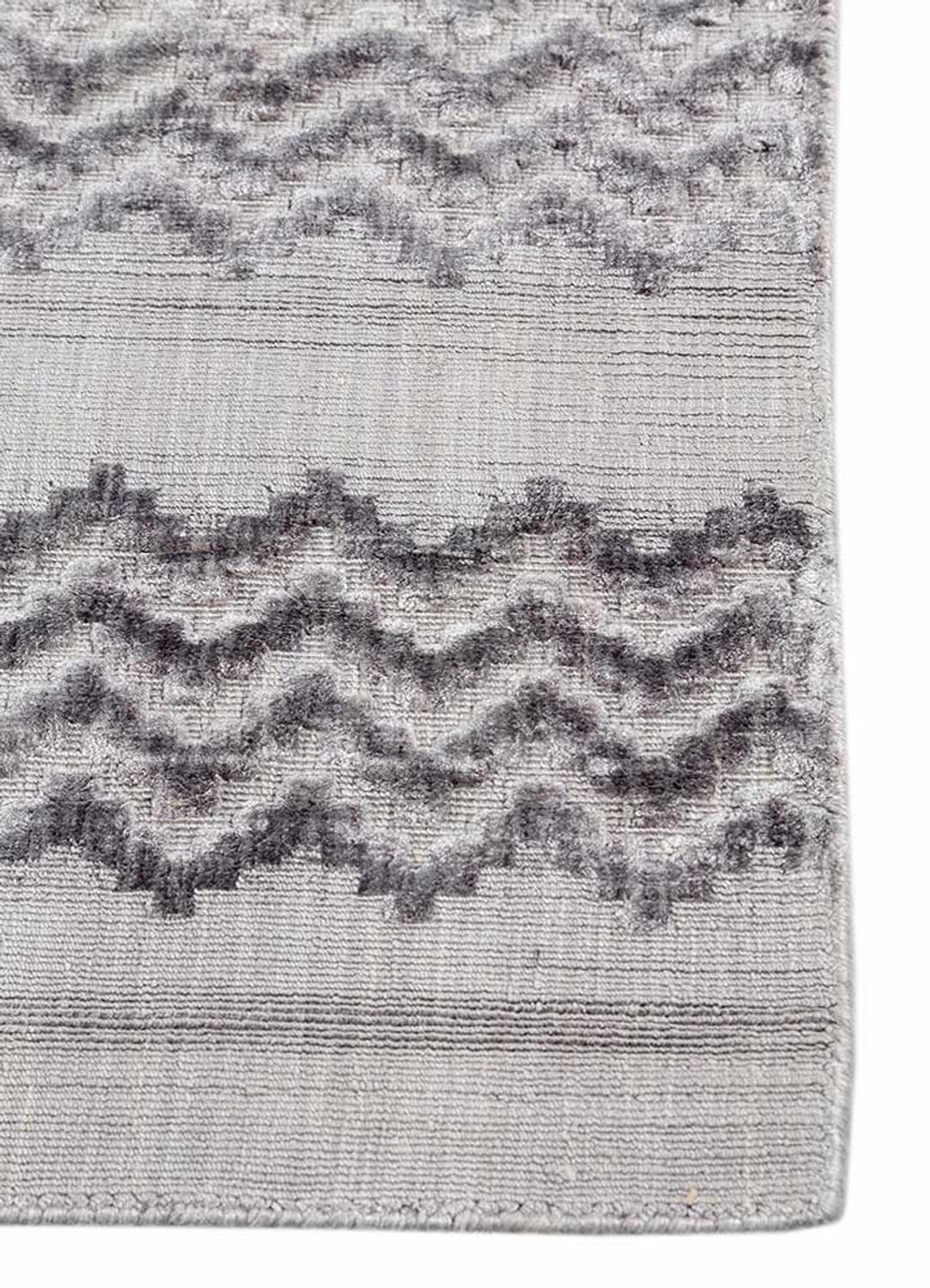 Viscose Rug - 270 x 180 cm - light grey