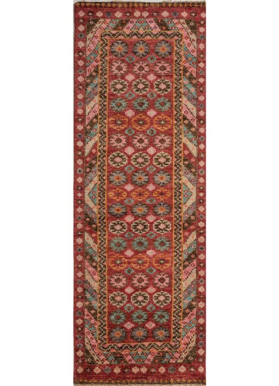 Runner Wool Rug - 360 x 90 cm - orange