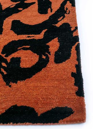 Wool Rug - 240 x 150 cm - orange