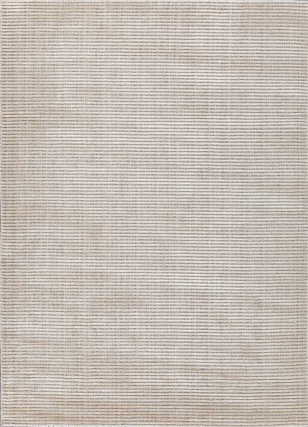 Wool Rug - 180 x 120 cm - light grey