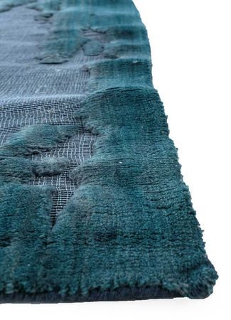 Wool Rug - 240 x 150 cm - sea blue