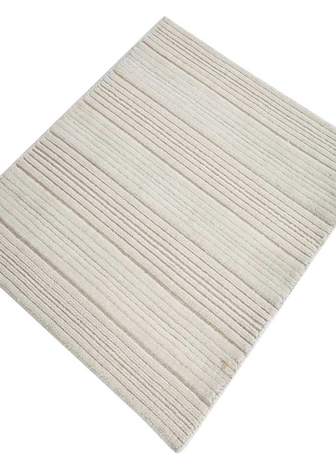 Wool Rug - 90 x 60 cm - cream