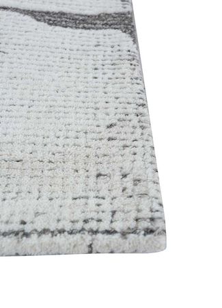 Wool Rug - 90 x 60 cm - light grey