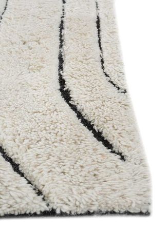 Wool Rug - 240 x 150 cm - cream