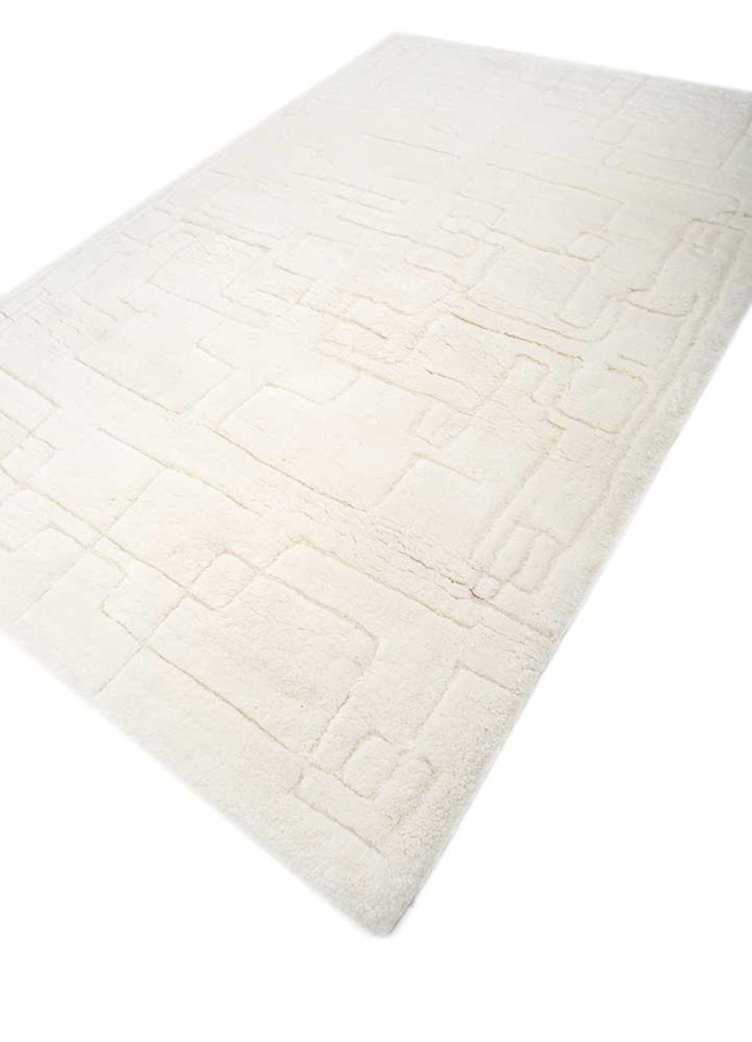 Wool Rug - 240 x 150 cm - cream