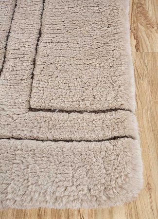 Wool Rug - 90 x 60 cm - cream