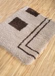 Wool Rug - 90 x 60 cm - cream