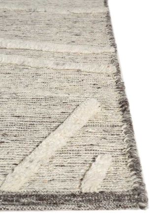 Wool Rug - 300 x 240 cm - light grey