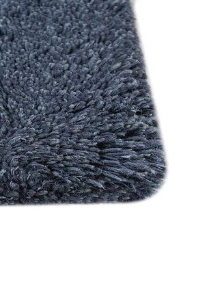 Wool Rug - 90 x 60 cm - dark blue