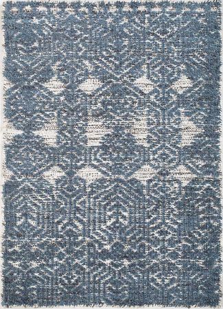 Wool Rug - 90 x 60 cm - sea blue