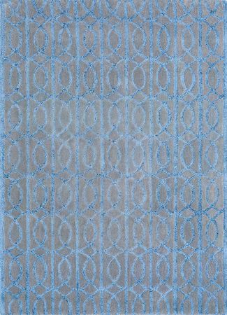 Wool Rug - 180 x 120 cm - sea blue