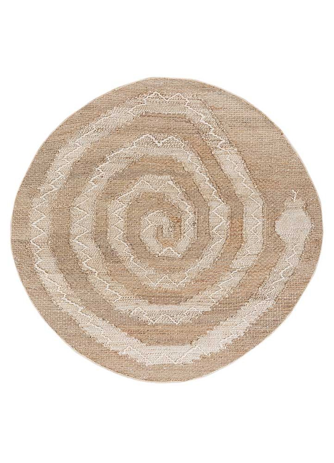 Sisal Rug round  - 180 x 180 cm - cream