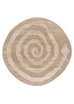 Sisal Rug round  - 180 x 180 cm - cream