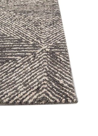 Wool Rug - 240 x 150 cm - dark grey