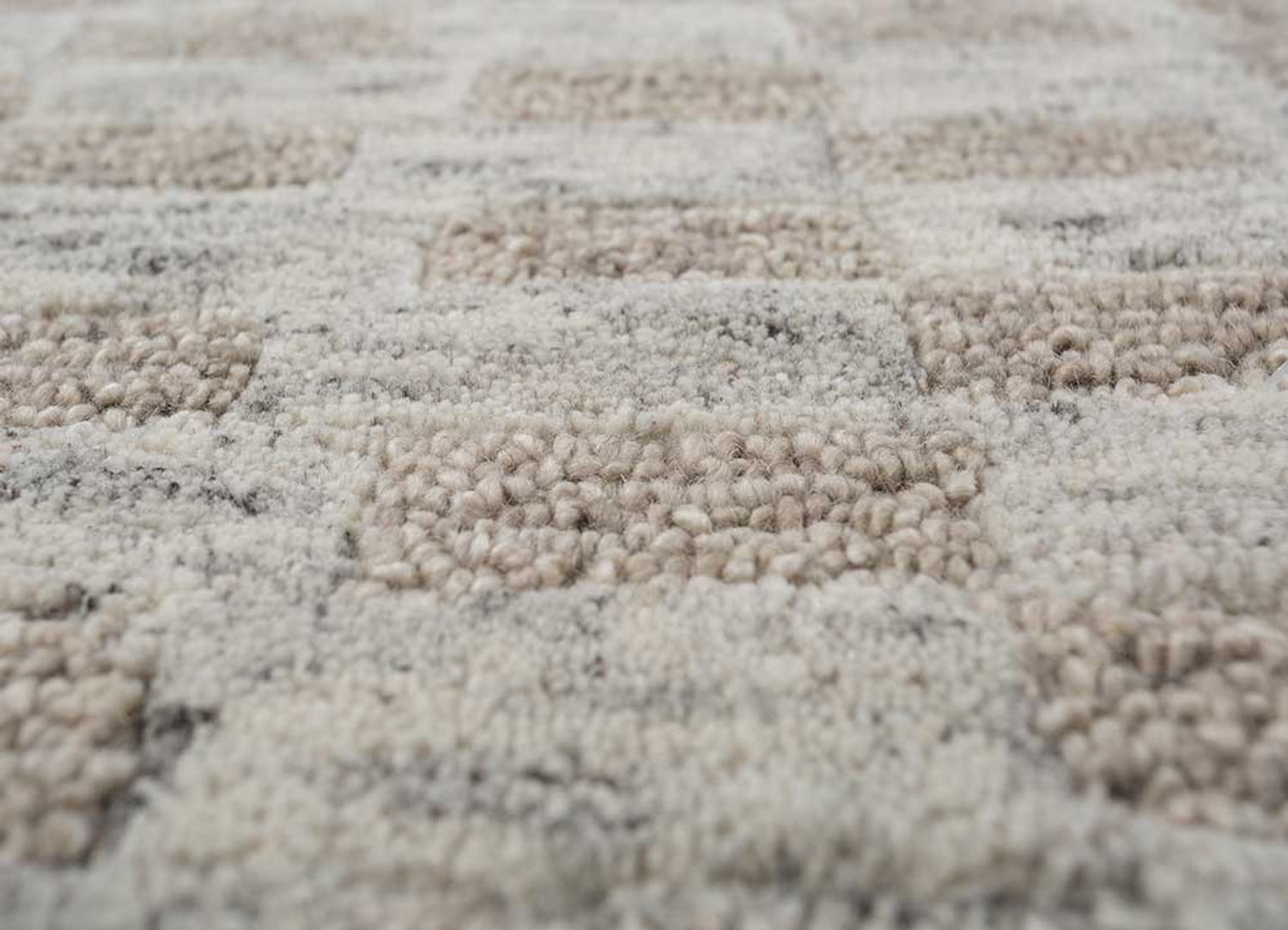 Wool Rug - 240 x 150 cm - cream