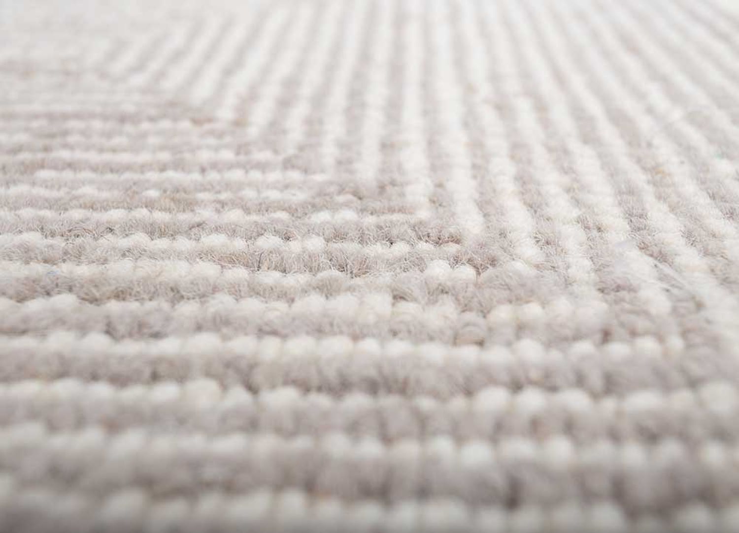 Wool Rug - 240 x 150 cm - cream