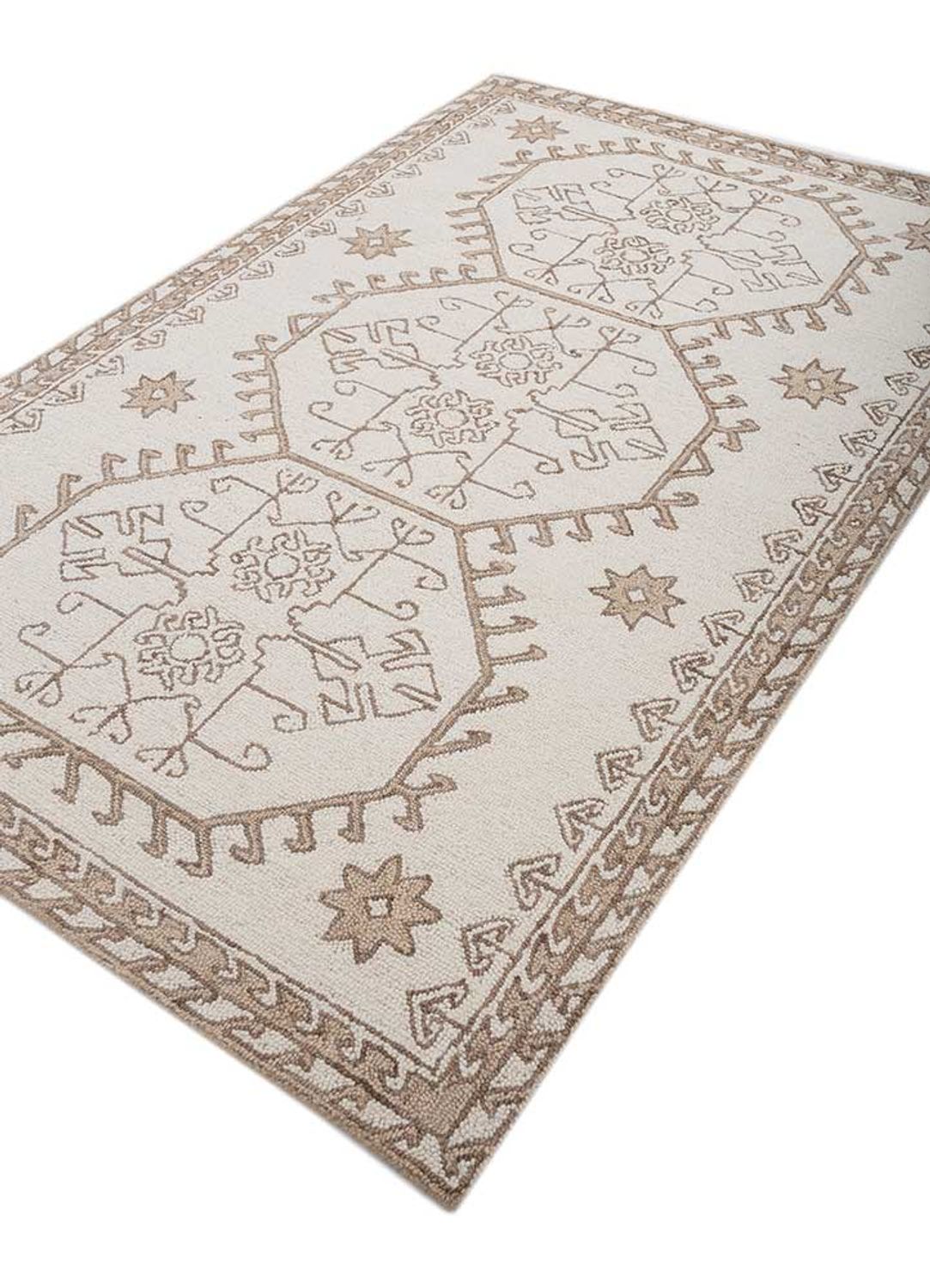 Wool Rug - 240 x 150 cm - cream