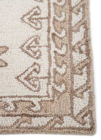Wool Rug - 240 x 150 cm - cream